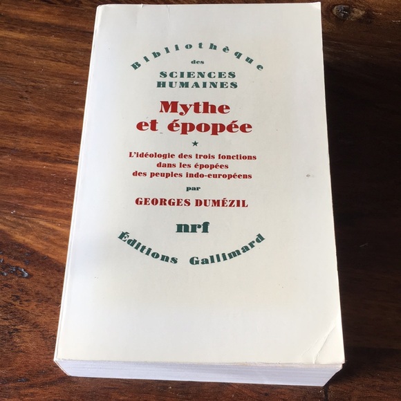 Mythe et Epopee (myth and epic) by Georges Dumezil French Language edition - Picture 8 of 16